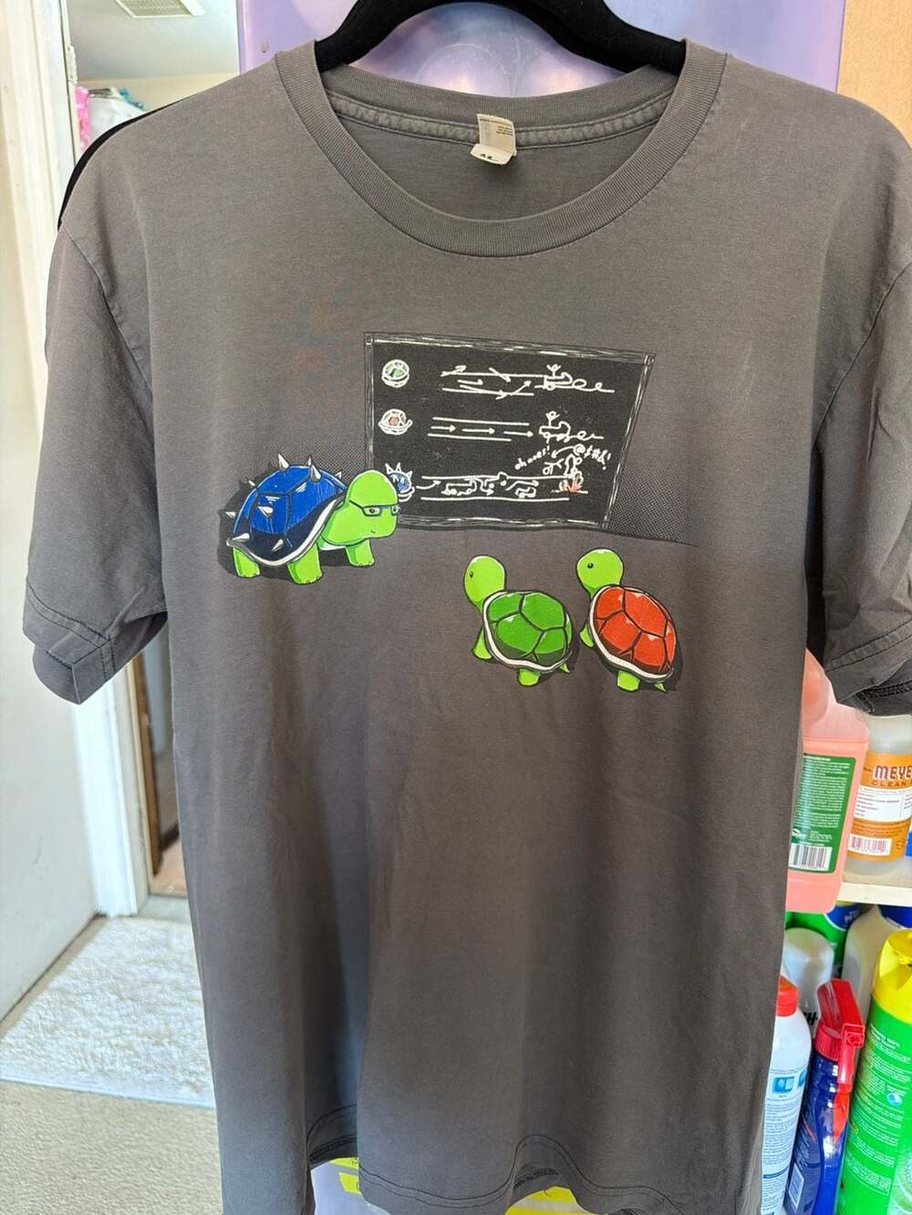 shirt.woot! "Shell Education" Mario Kart Parody Graphic T-Shirt Size L